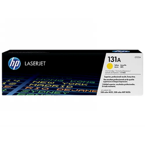 HP 131A Yellow Original LaserJet Toner Cartridge (Bundle With Full Set)